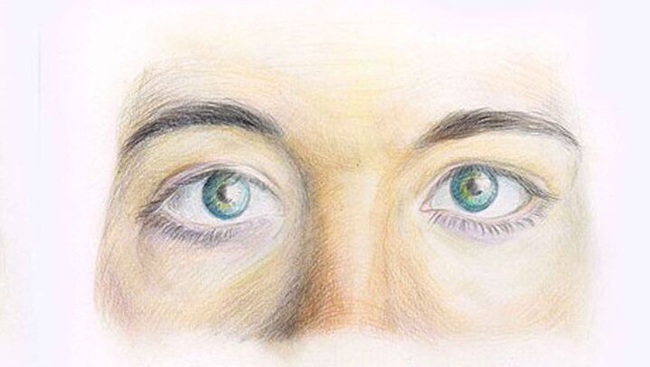 Lápices diseñados en papel, cejas, cejas, nariz